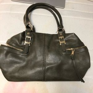 Green purse with lots of space